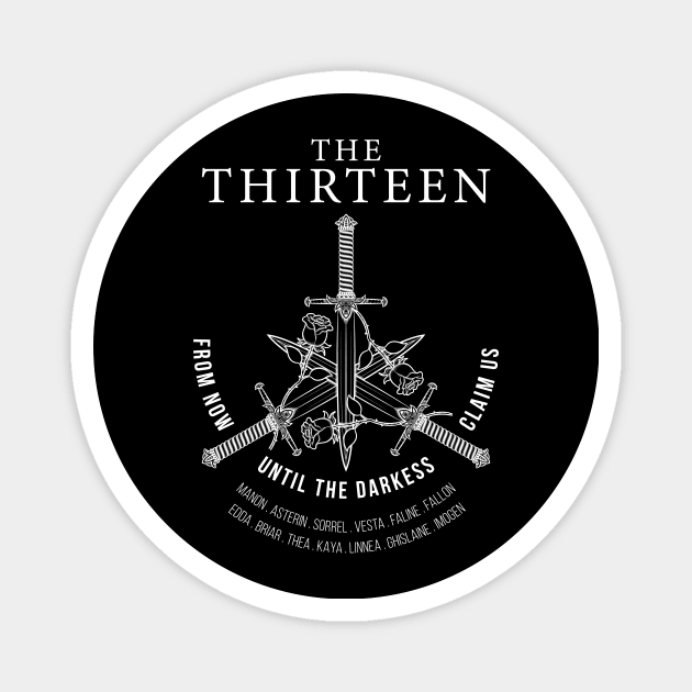 Throne of Glass - The thirteen - Manon Blackbeak Magnet by OutfittersAve